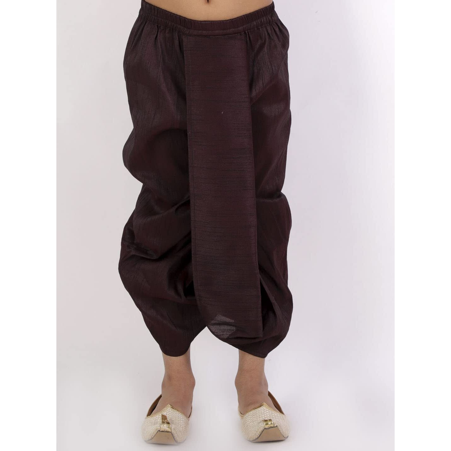 VASTRAMAY Boys' Wine Traditional Dhoti_VASBDT001WN_32