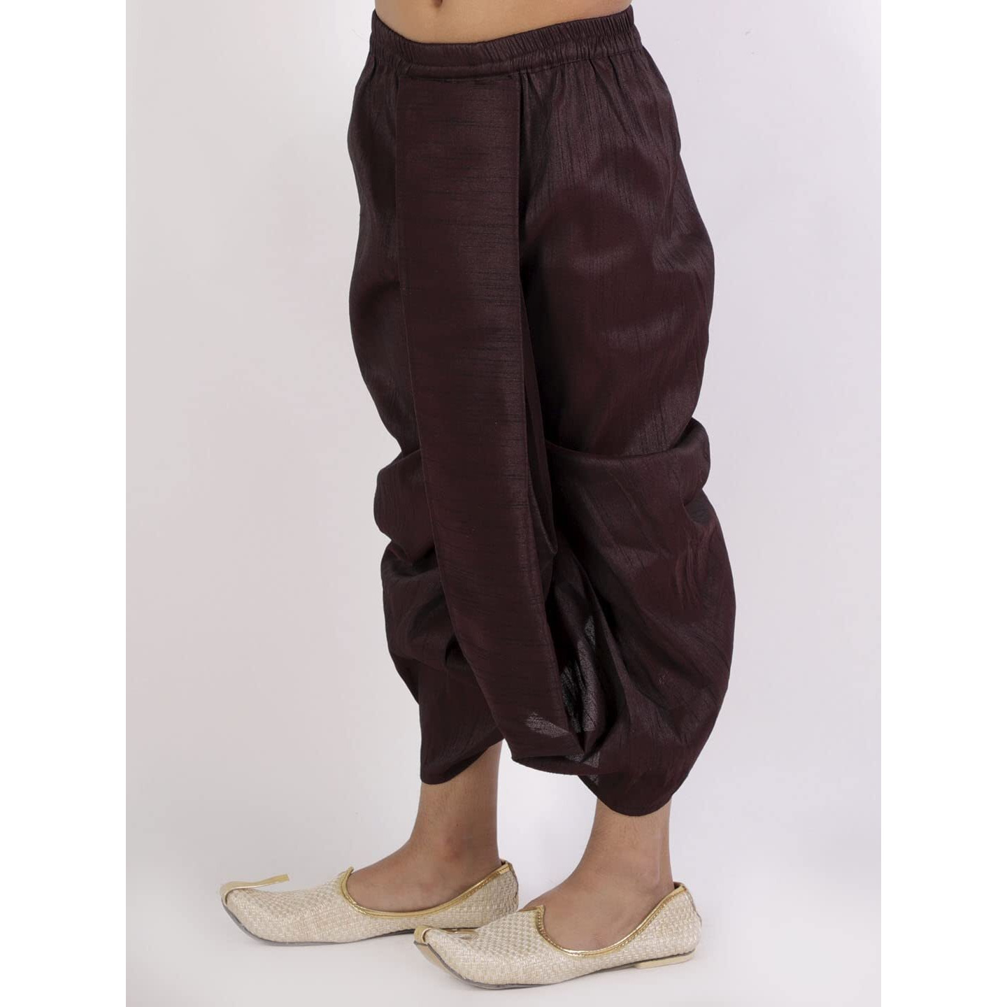 VASTRAMAY Boys' Wine Traditional Dhoti_VASBDT001WN_32
