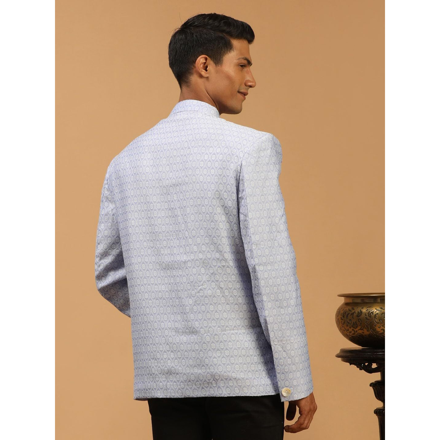 VASTRAMAY Men's Lavender Silk Blend Jodhpuri_VASMJP011HW_38