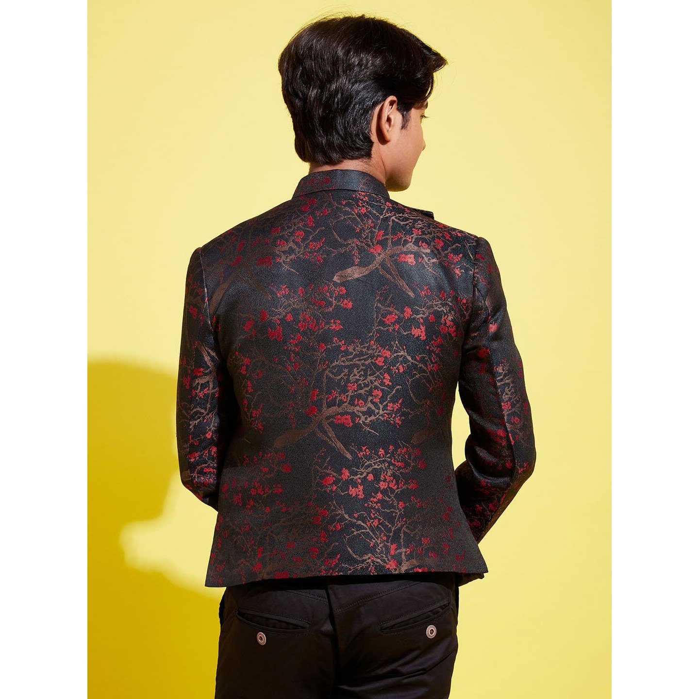 VASTRAMAY YUVA Boys' Maroon Jodhpuri_VYUVBJP004MA_36XL