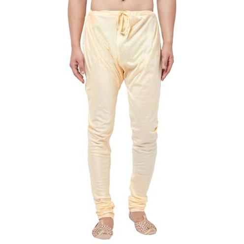 VASTRAMAY Men's Gold Viscose Blend Pyjama_VASMVPGO_38