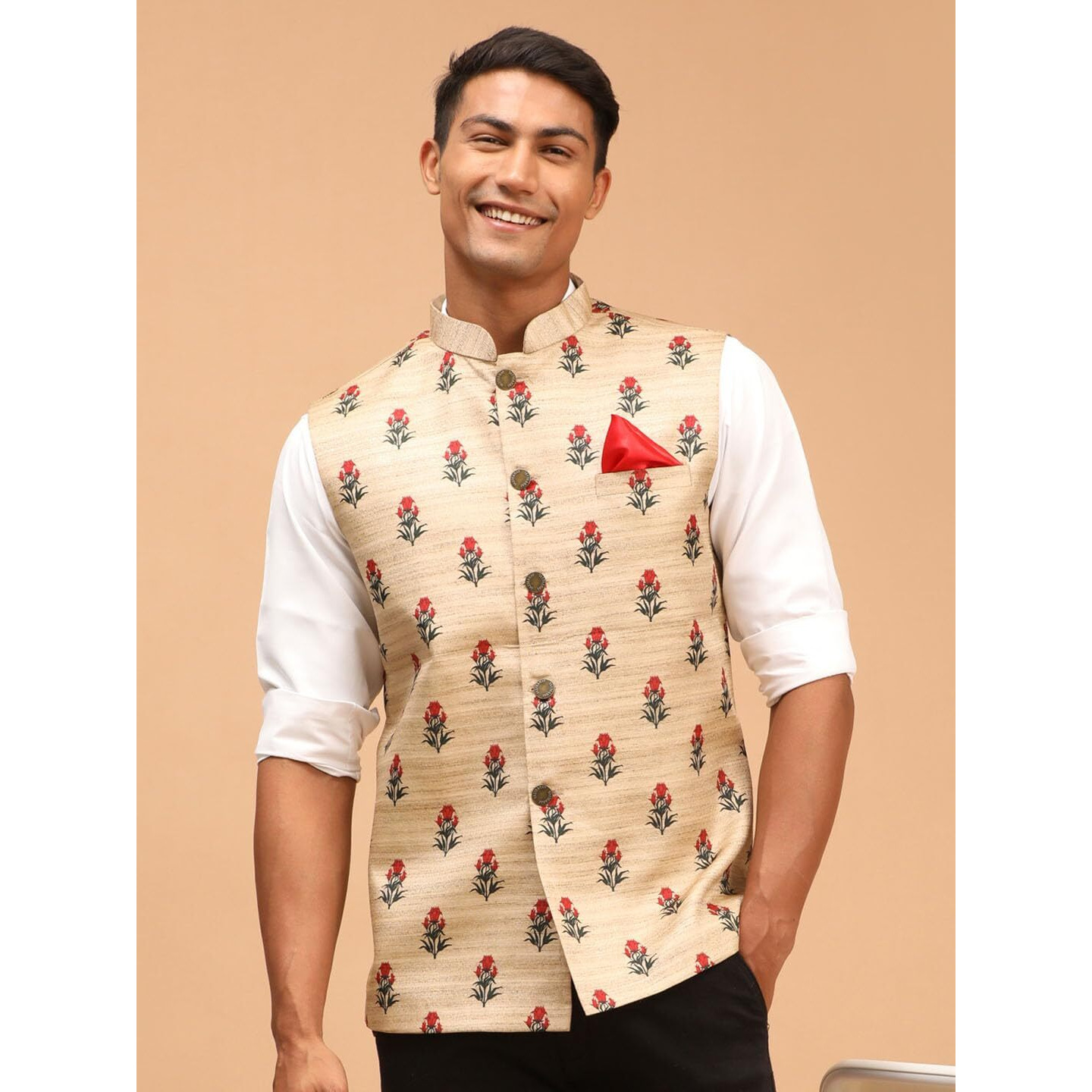 VASTRAMAY Men's Beige_VASMJ075BG_42