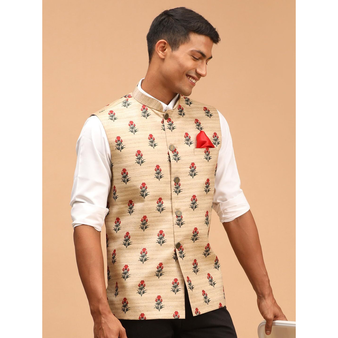 VASTRAMAY Men's Beige_VASMJ075BG_42