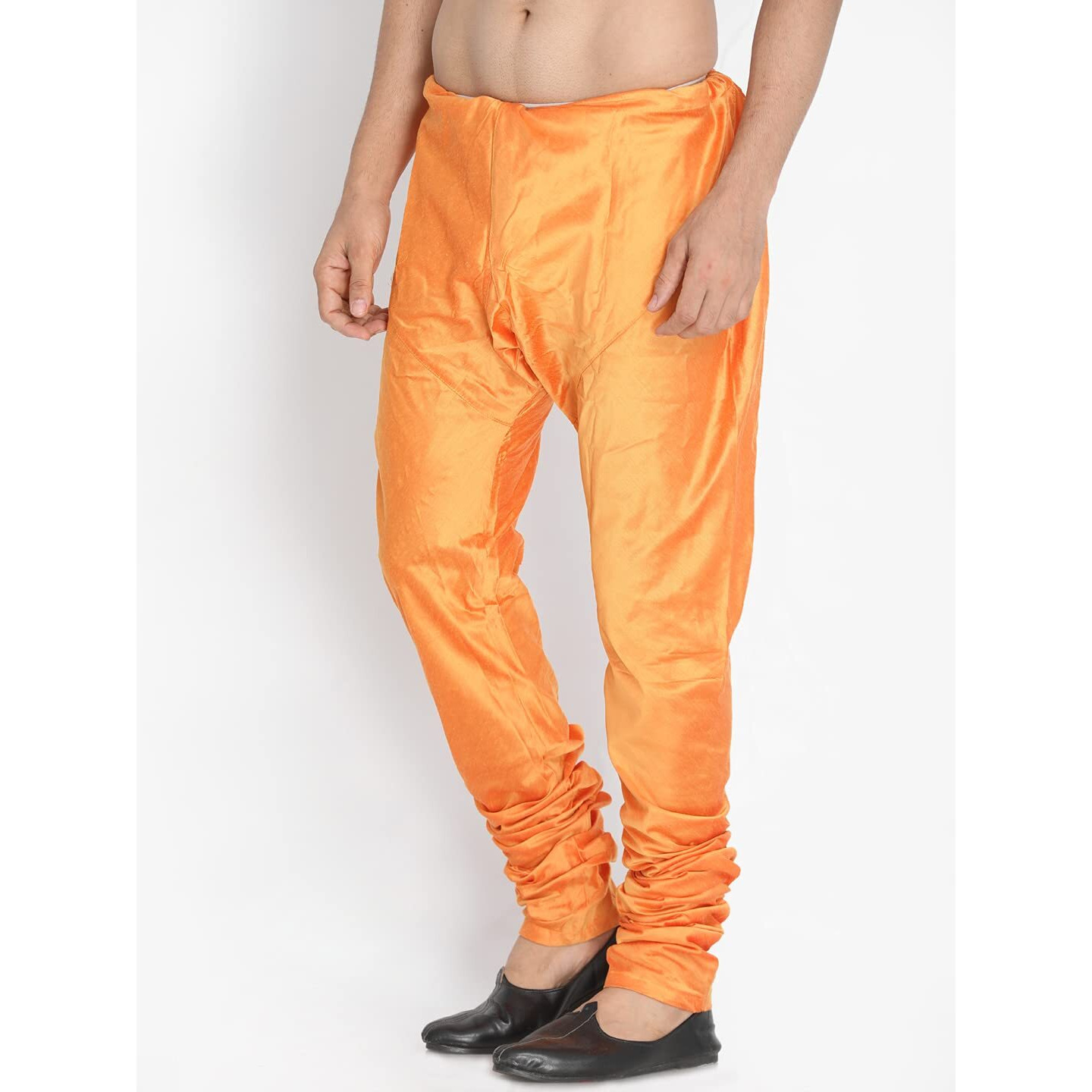 VASTRAMAY Men's Orange Cotton Blend Pyjama_VASMPVOR_40