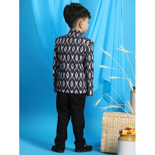 VASTRAMAY Boys' Black Jodhpuri_VASBJP012BL_30