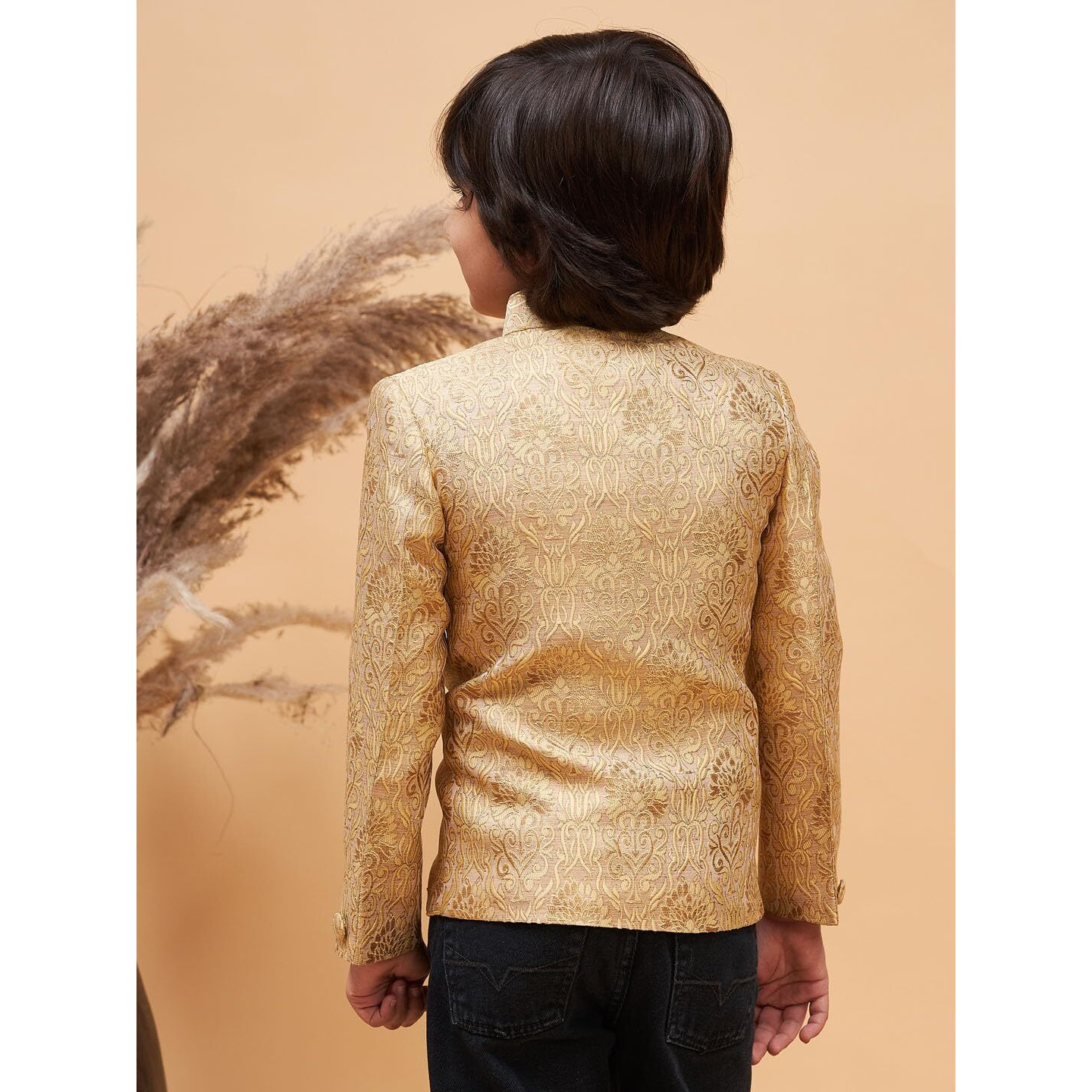 VASTRAMAY Boys' Rose Gold Jodhpuri_VASBJP005RG_26