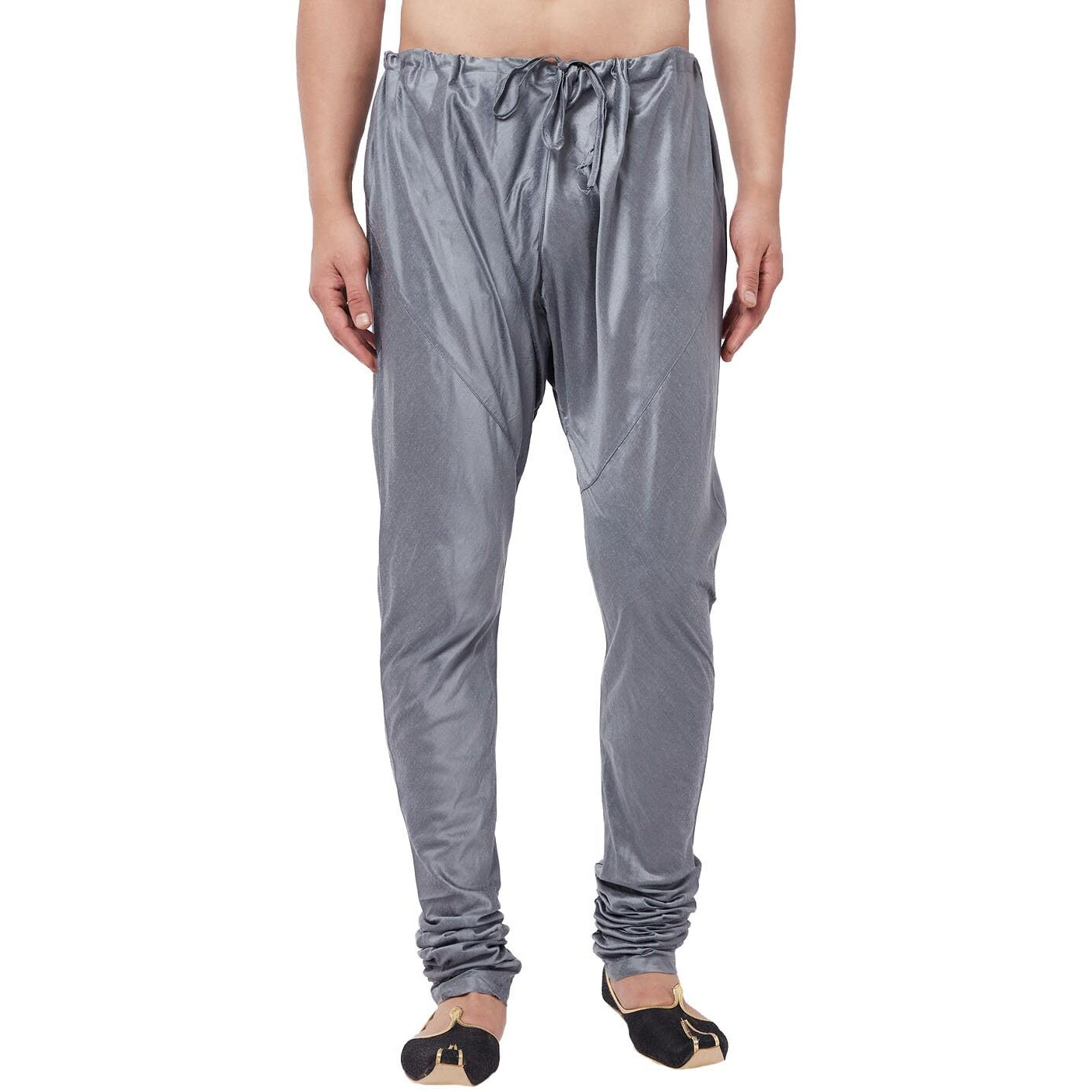 VASTRAMAY Men's Grey Viscose Blend Pyjama_VASMPVGY_40