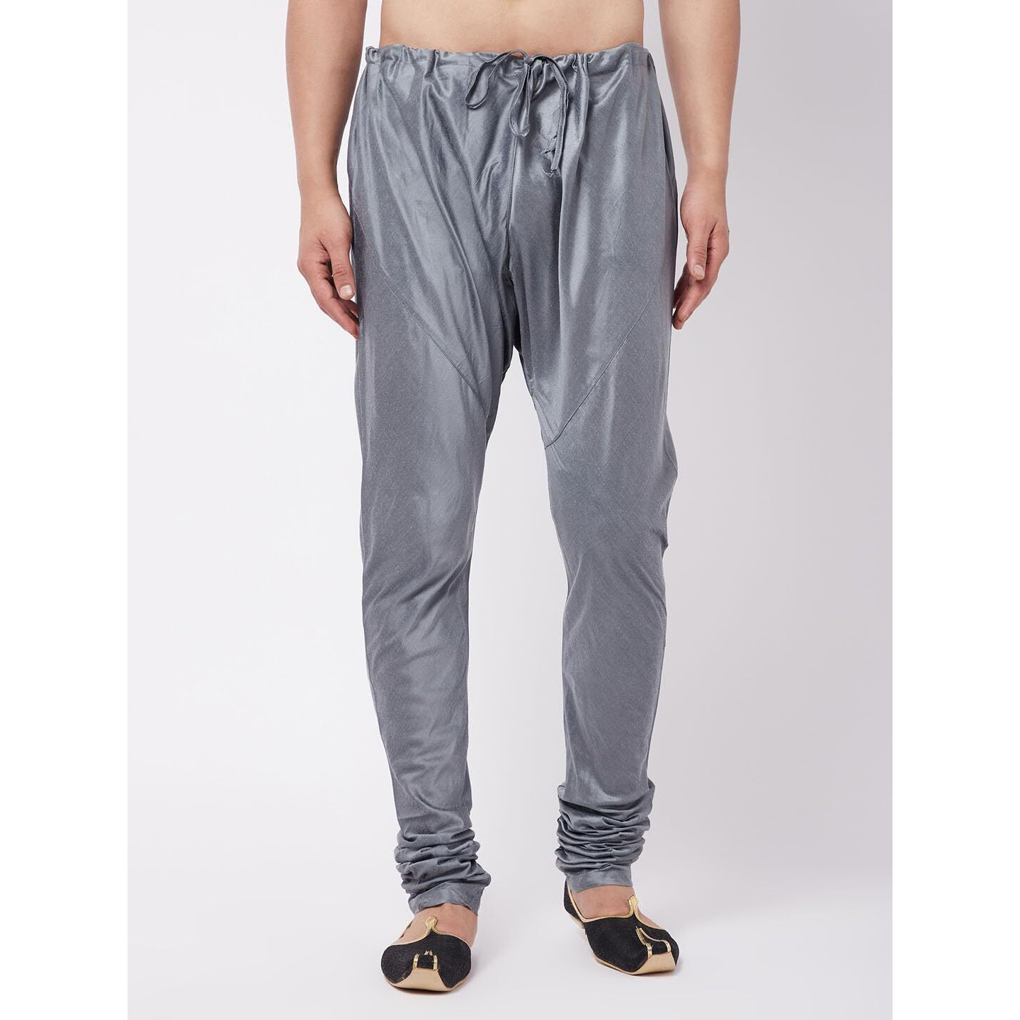 VASTRAMAY Men's Grey Viscose Blend Pyjama_VASMPVGY_40