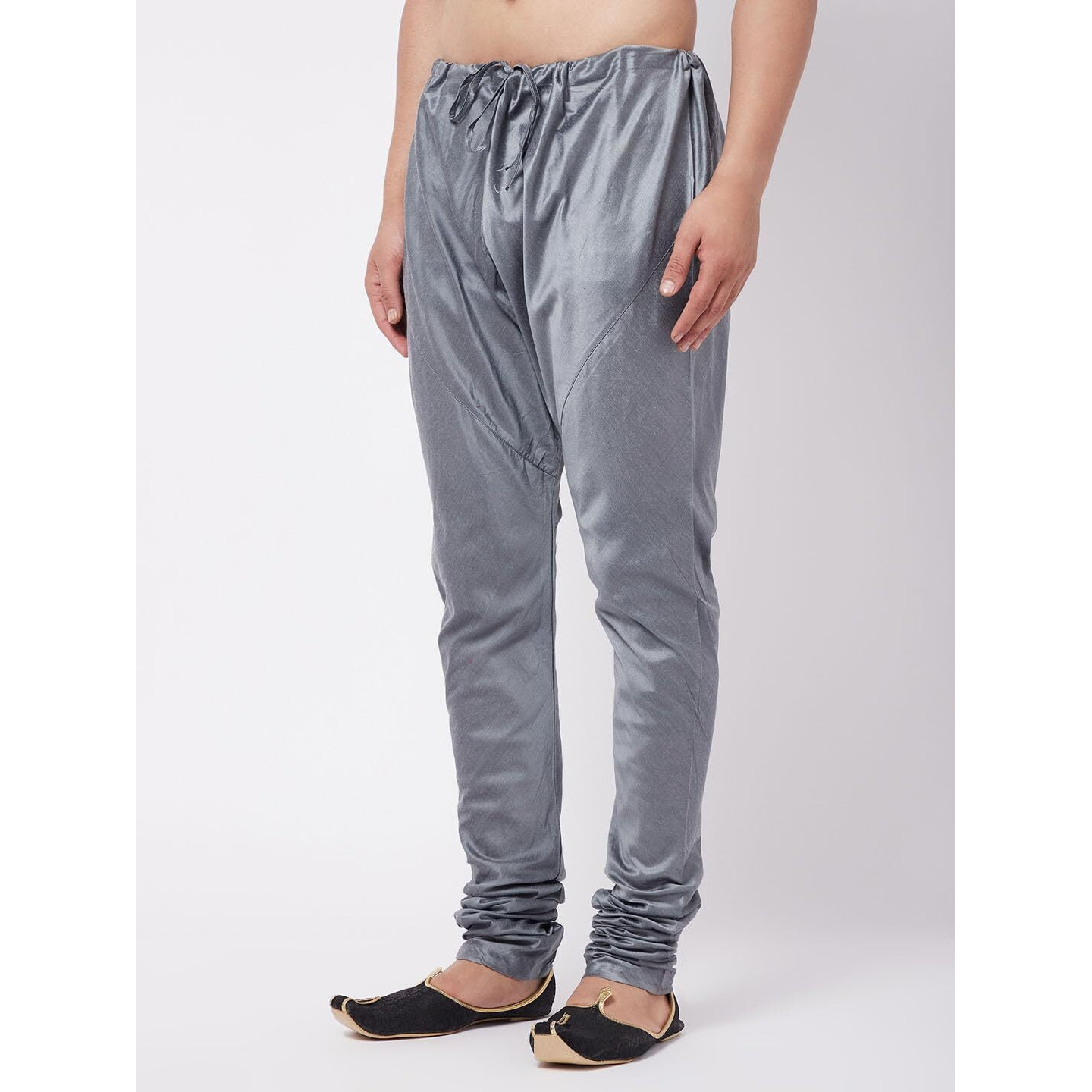 VASTRAMAY Men's Grey Viscose Blend Pyjama_VASMPVGY_40