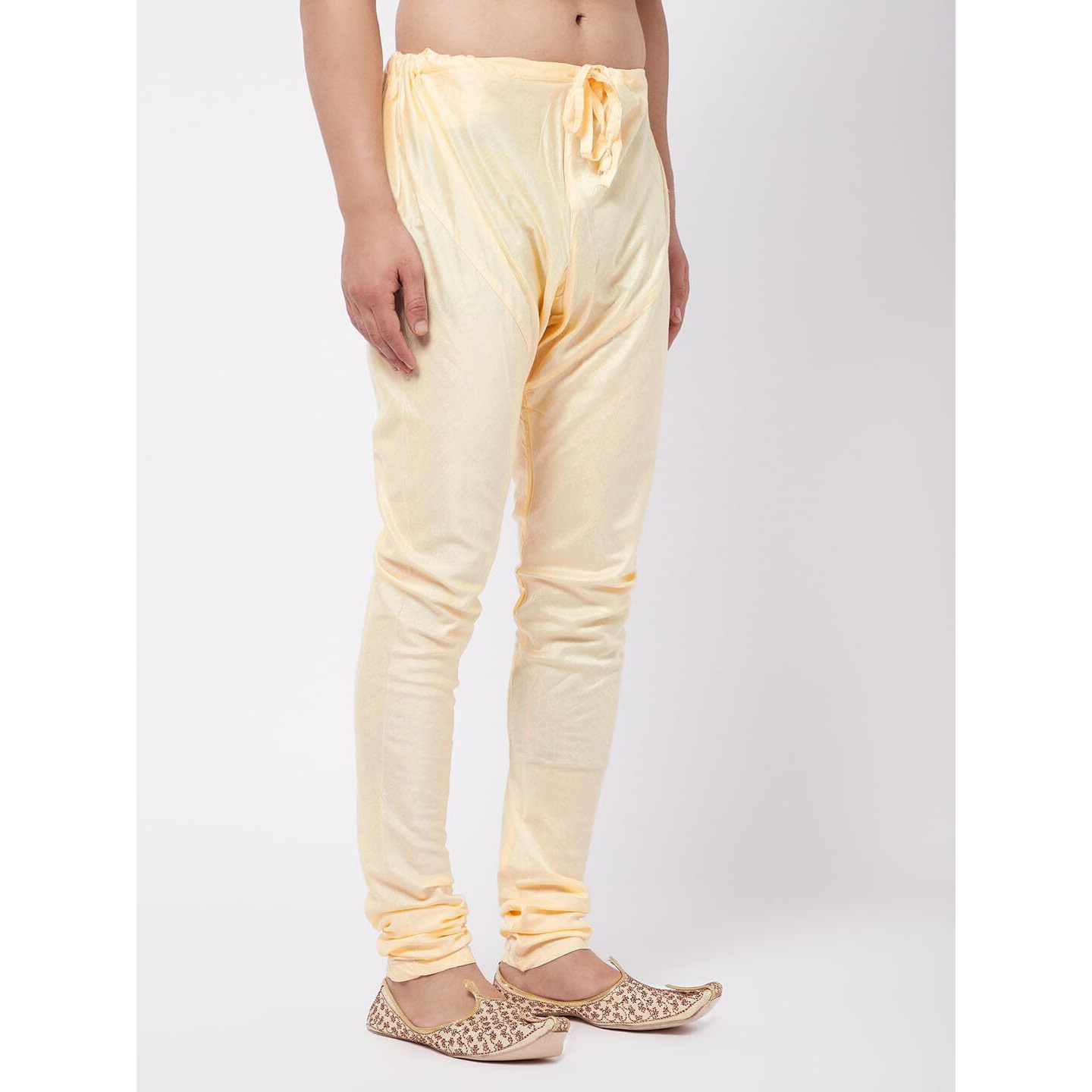 VASTRAMAY Men's Gold Viscose Blend Pyjama_VASMVPGO_42