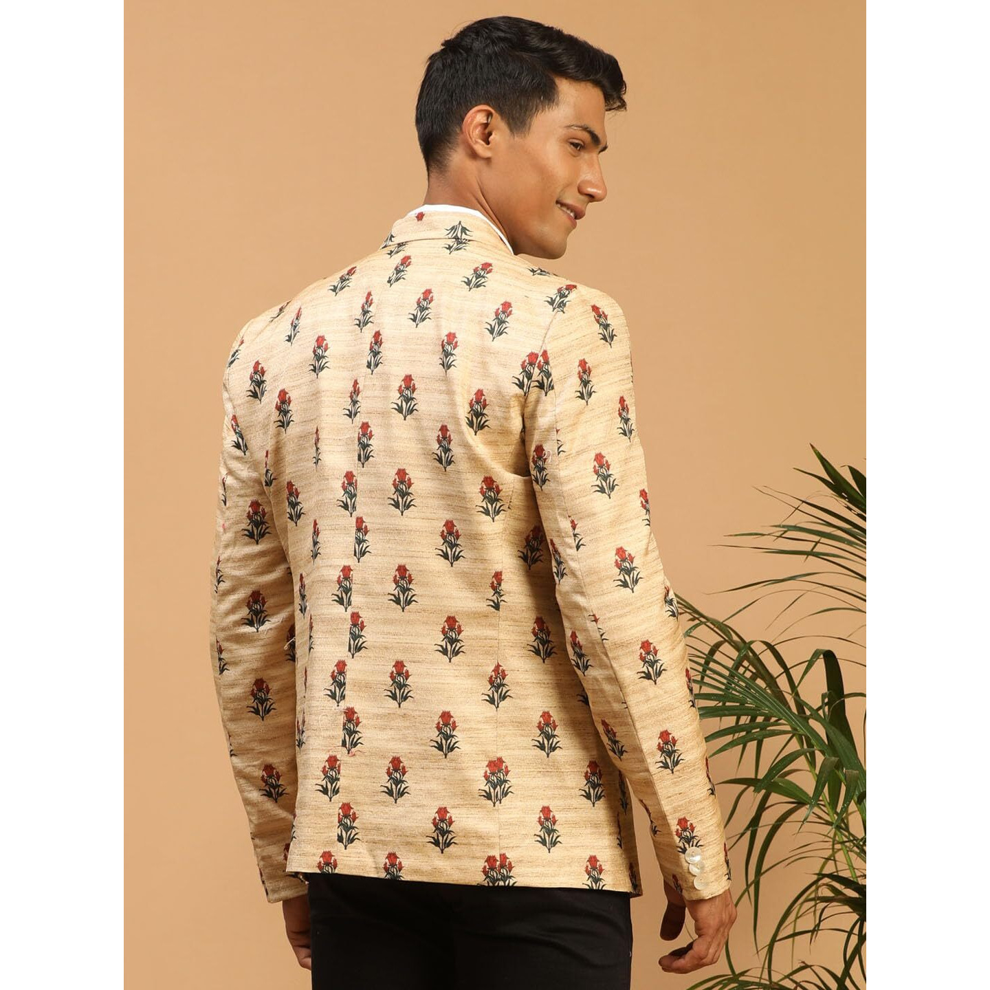 VASTRAMAY Men's Light Brown Blazer_VASMCT011_42