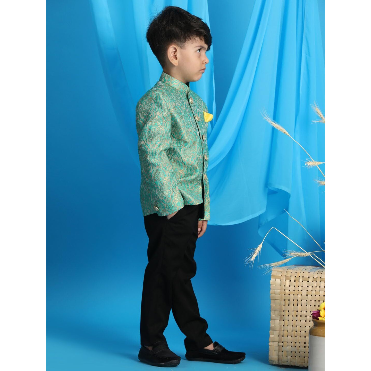 VASTRAMAY Boys' Green Jodhpuri_VASBJP010GN_26