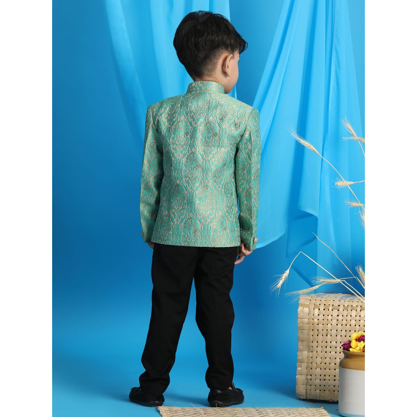 VASTRAMAY Boys' Green Jodhpuri_VASBJP010GN_26