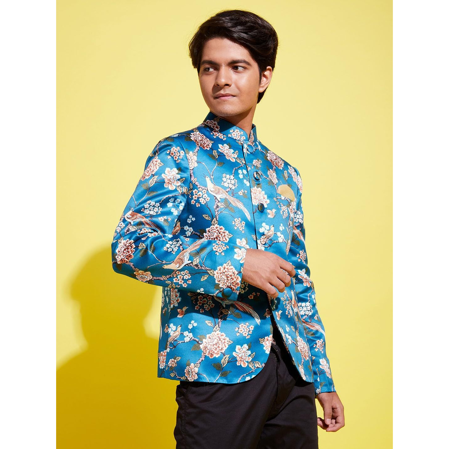 VASTRAMAY YUVA Boys' Turquoise Jodhpuri_VYUVBJP002TQ_36XL