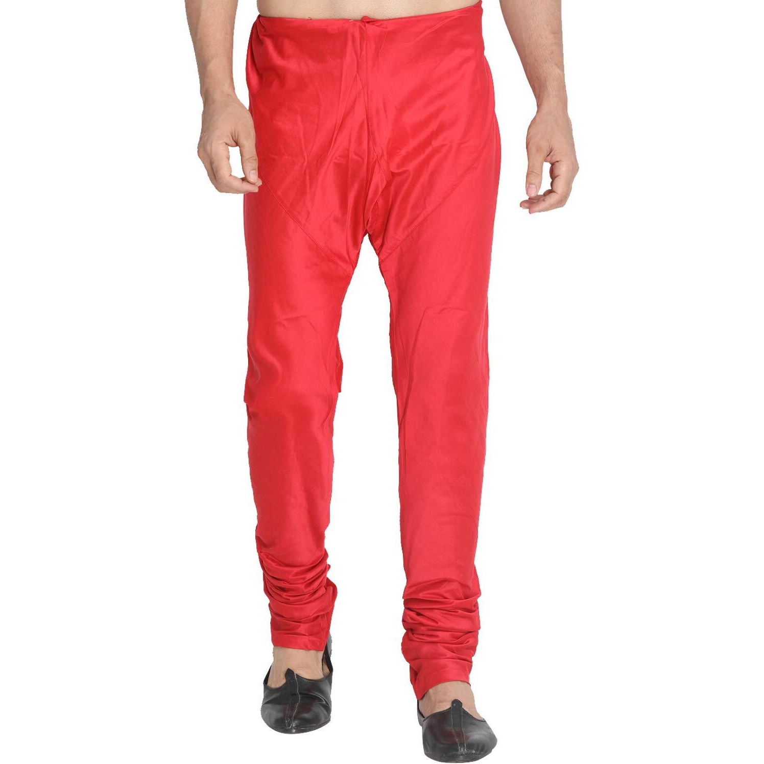 VASTRAMAY Men's Red Cotton Blend Pyjama_VASMPVRD_42