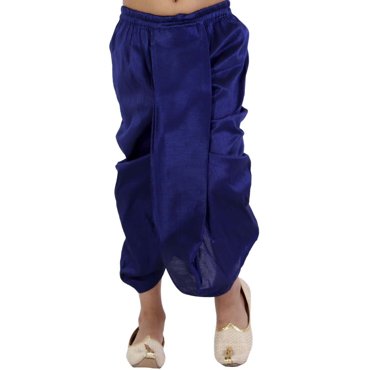 VASTRAMAY Boys' Blue Traditional Dhoti_VASBDT001BU_20