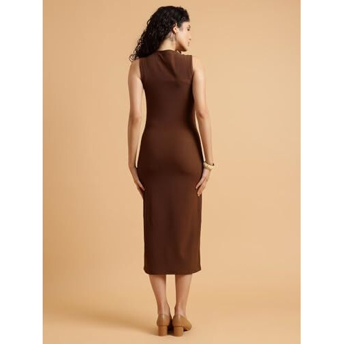 Wedani Dress for Women Brown