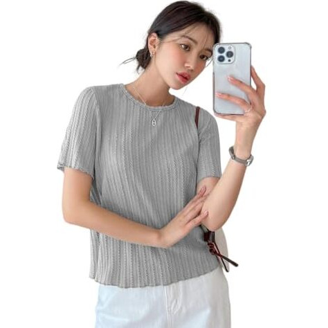 Wedani Solid Regular Fit Jeans Korean Western Tops for Women Stylish