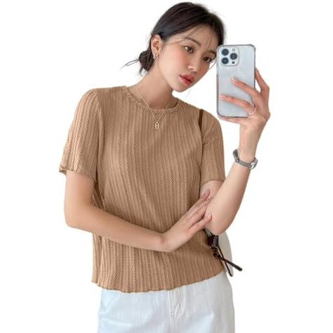 Wedani Solid Regular Fit Jeans Korean Western Tops for Women Stylish