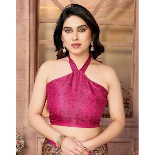 Yashika Women's Printed Kalamkari Art Silk Saree With Tassels and Unstitched Blouse Material (AZ-YS-P1-SOORVI MUSTARD JHALAR)