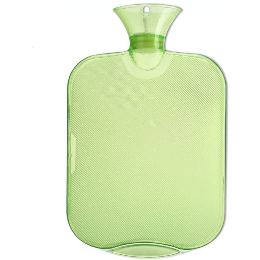 SHOPPOFOBIX Transparent Hot Water Bag for Pain Relief (Green) - Silicone