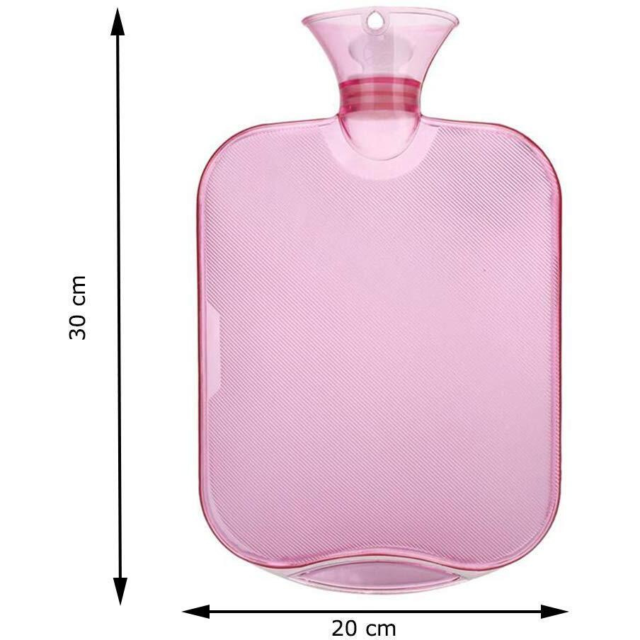SHOPPOFOBIX Transparent Hot Water Bag for Pain Relief (Green) - Silicone