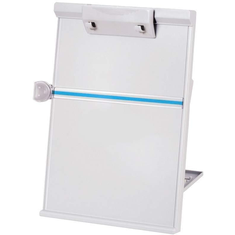 Orrda Reading Clipboard Cum Exam Writing Pad, Desktop Document Holder with Clip Backside Adjustable Stand