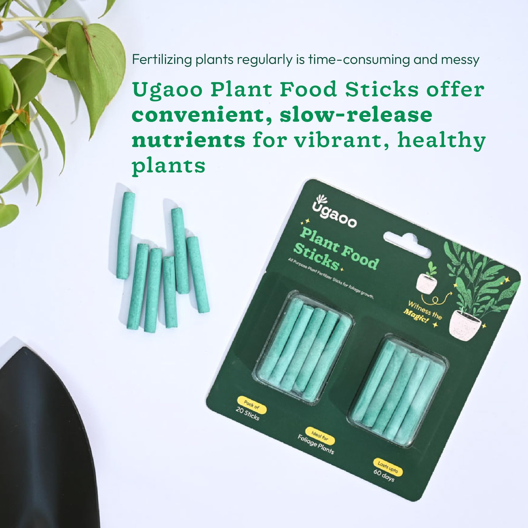 UGAOO Plant Food Fertilizer Sticks For All Home Garden Indoor & Outdoor Plants - Pack Of 20