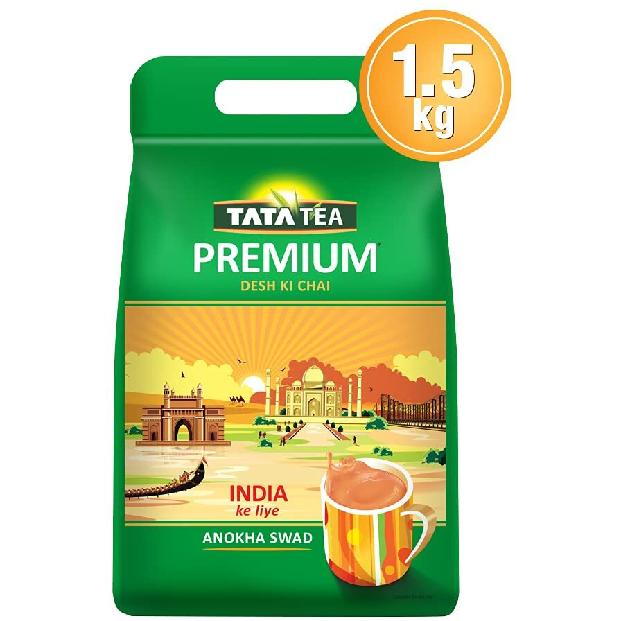 Tata Tea Premium | Desh Ki Chai | Unique Blend Crafted For Chai Lovers Across India | Black Tea | 1.5kg Powder
