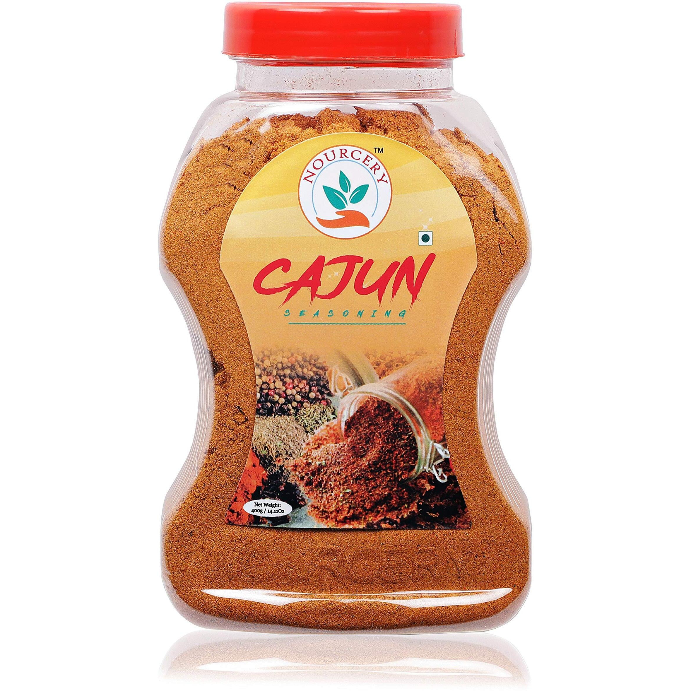 Nourcery Cajun Spice Seasoning, 400G (SPICY BLEND MIX)