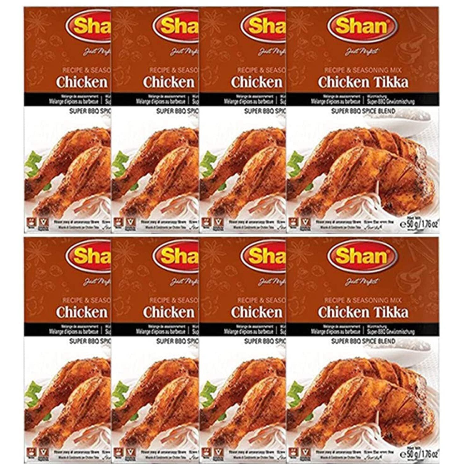Shans Chicken Tikka Masala-50g (400g) Pack of 8 Pcs