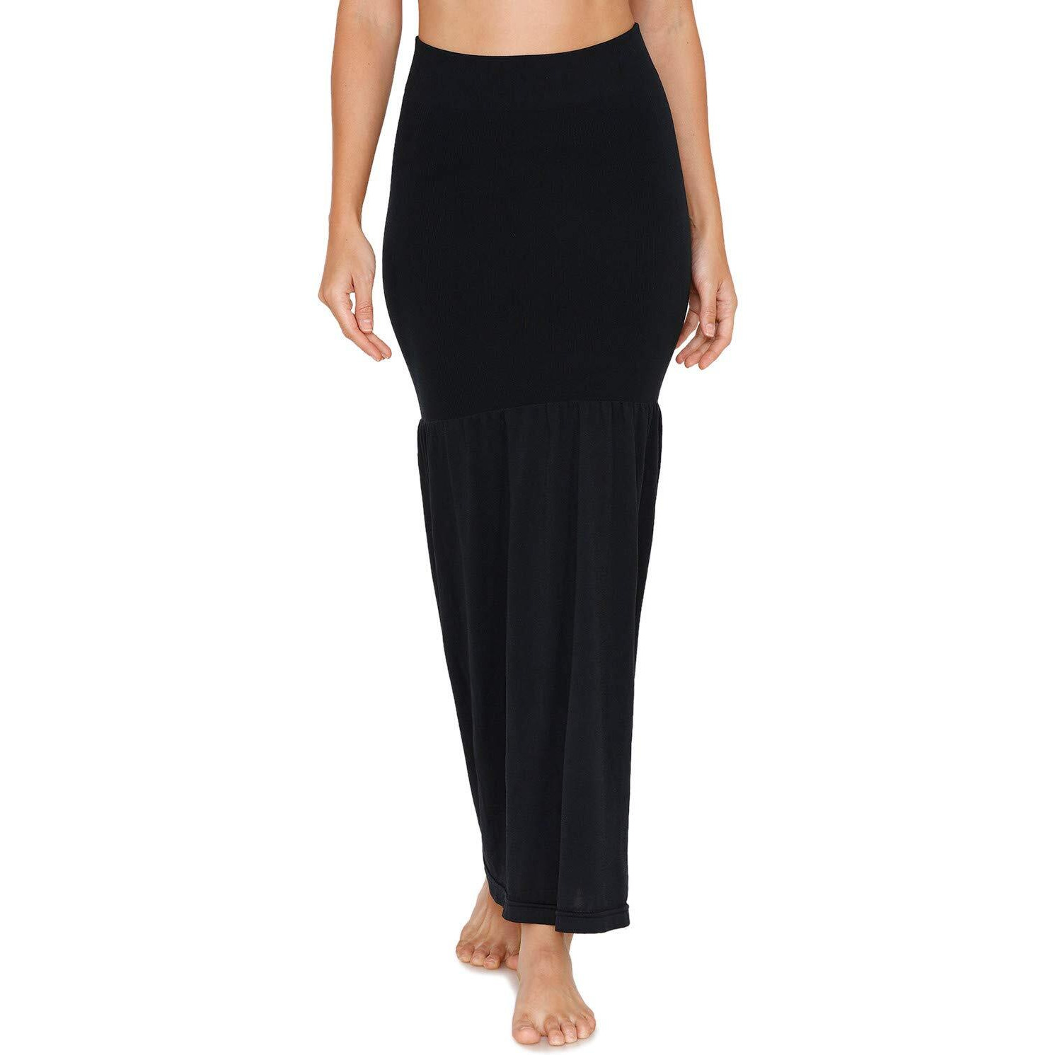Zivame All Day Flared Mermaid Saree Shape wear |Shaping Petticoat- Black