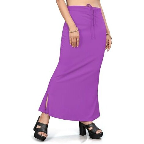 Nexsus apparels Saree Shapewear | Saree Petticoat for Women (S, PURPLE)