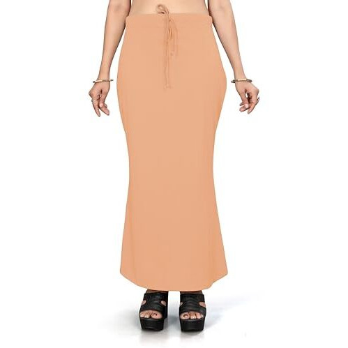 Nexsus apparels Saree Shapewear | Saree Petticoat for Women (L, GOLD BEIGE)