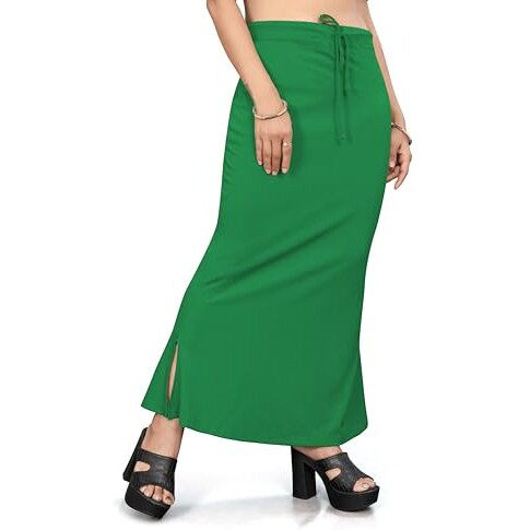 Nexsus apparels Saree Shapewear | Saree Petticoat for Women (M, GREEN)