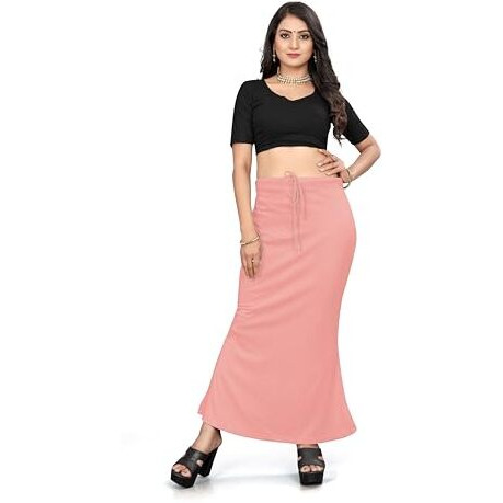 Nexsus apparels Saree Shapewear | Saree Petticoat for Women (M, ONION PINK)
