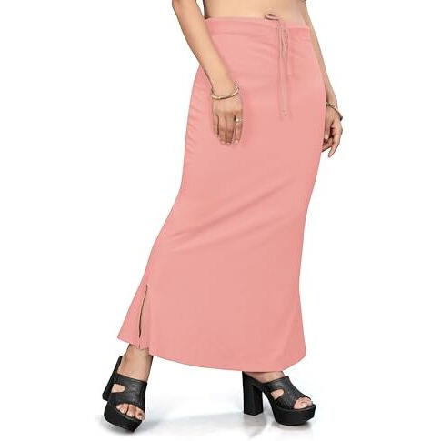 Nexsus apparels Saree Shapewear | Saree Petticoat for Women (M, ONION PINK)