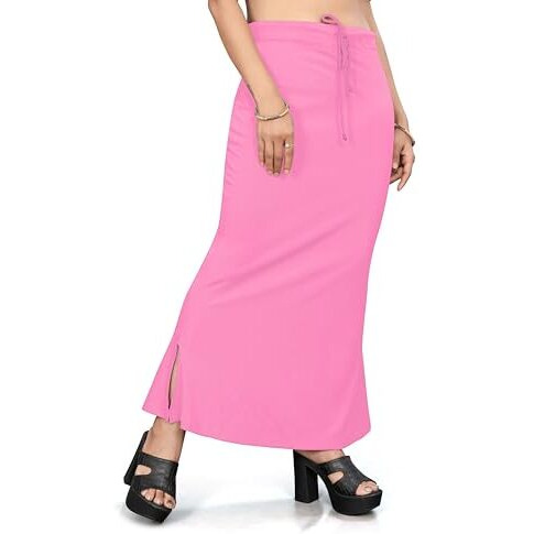 Nexsus apparels Saree Shapewear | Saree Petticoat for Women (S, BABY PINK)