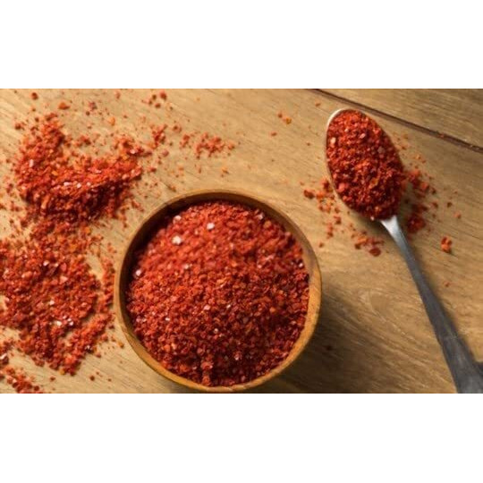 NOURCERY Korean Gochugaru, 100Gm (Korean Chili Pepper Coarse Flakes), Black Pepper [Coarse ground Korean Dried Chilli Peppers | Smoky & Spicy| Use for Kimchi and other Korean Dishes]