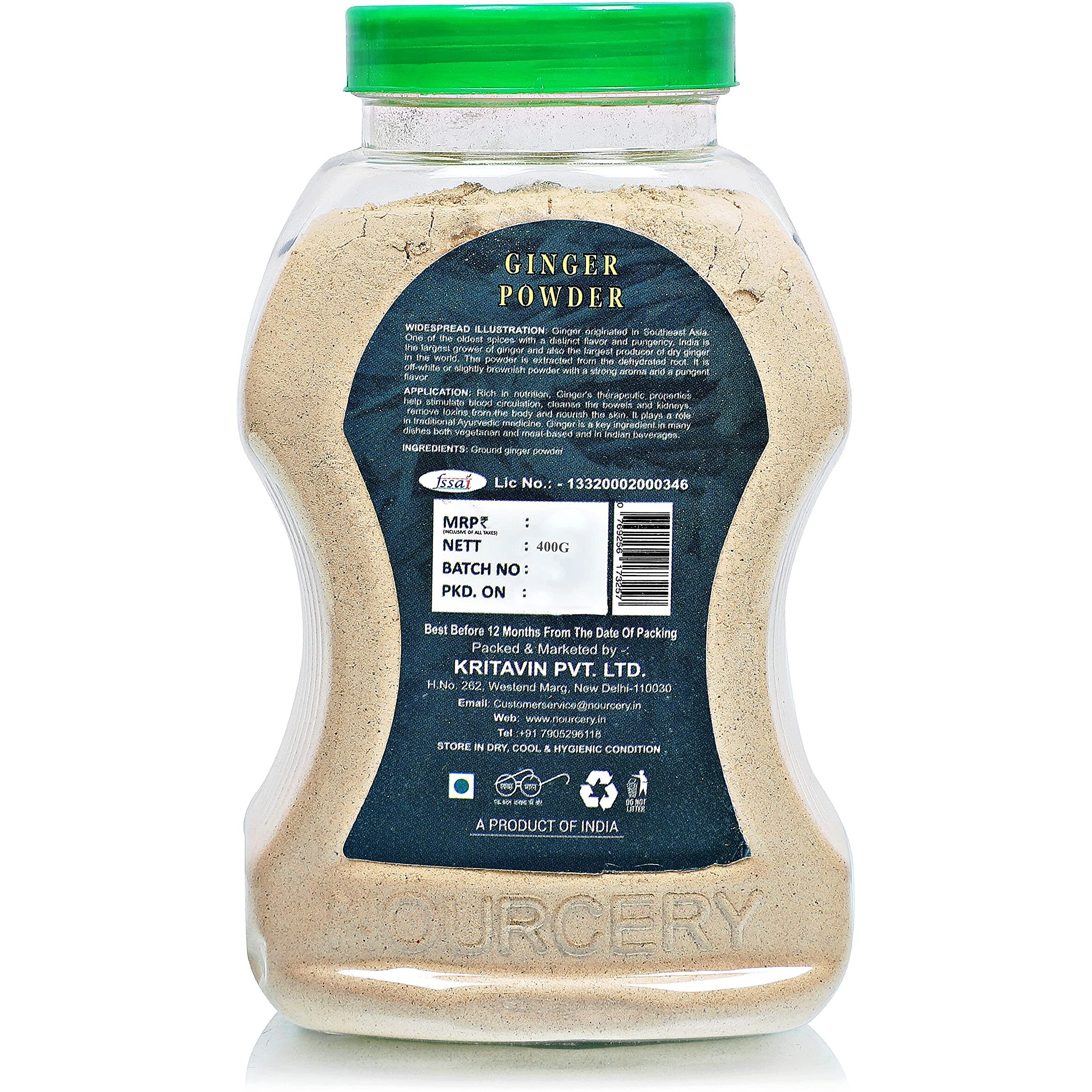 Nourcery Dried Ginger Powder (Sonth), 400g