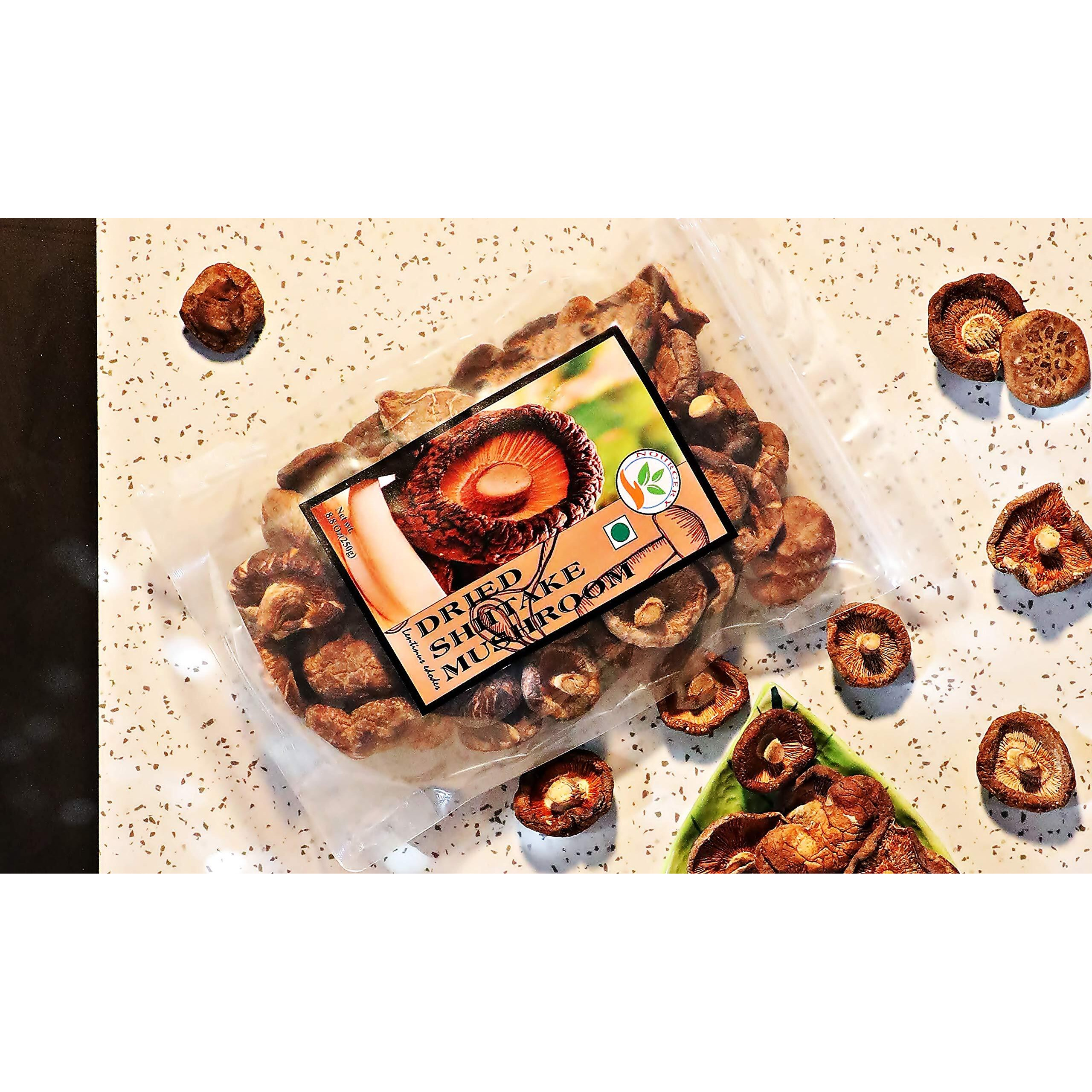 Nourcery Dried Shiitake Mushroom,250gm (Sawtooth Oak Mushroom)