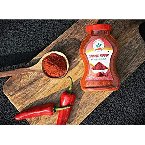 Nourcery Cayenne Pepper Powder, 400 Gram (Hot Chilli Powder)