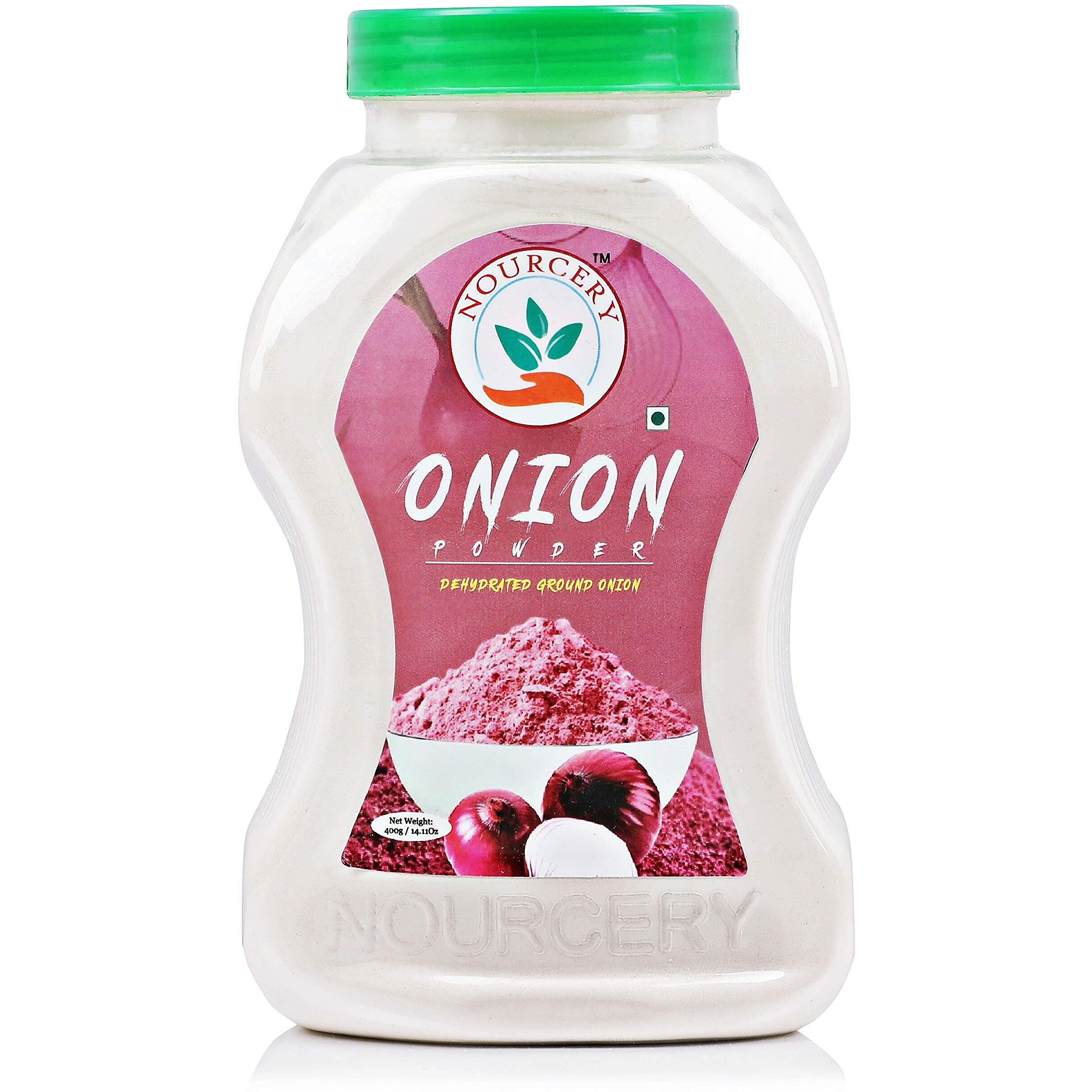 Nourcery Onion Powder, 400g (DEHYDRATED GROUND ONION)