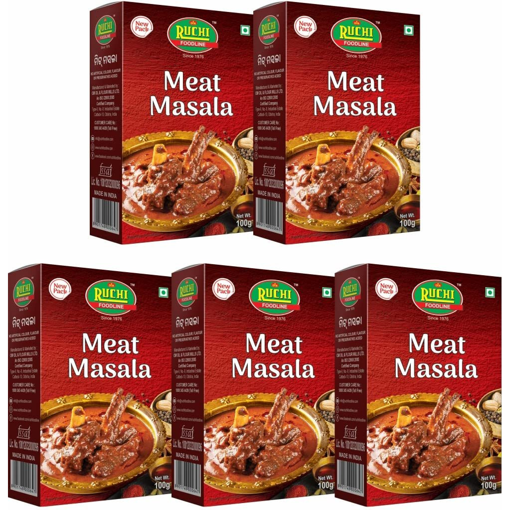 RUCHI Meat Masala 100GM (Pack of 5)
