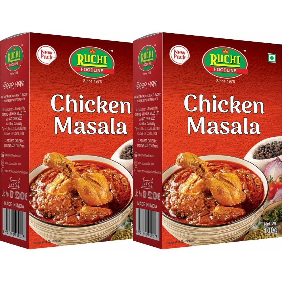 RUCHI Chiken Masala 100GM (Pack of 2)