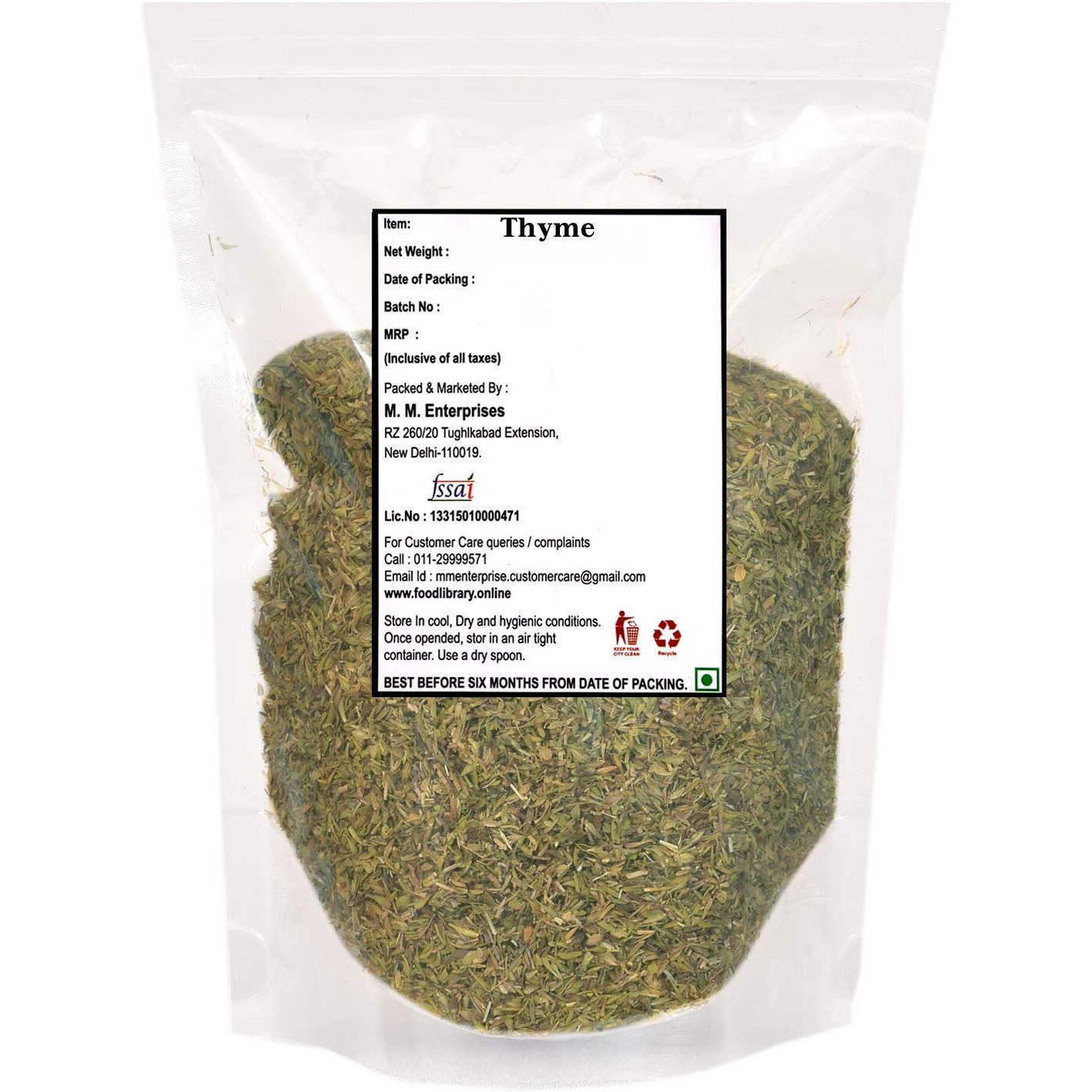 Food Library Dried Thyme Leaves (400 g)