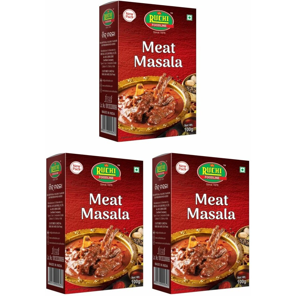 RUCHI Meat Masala 100GM (Pack of 3)