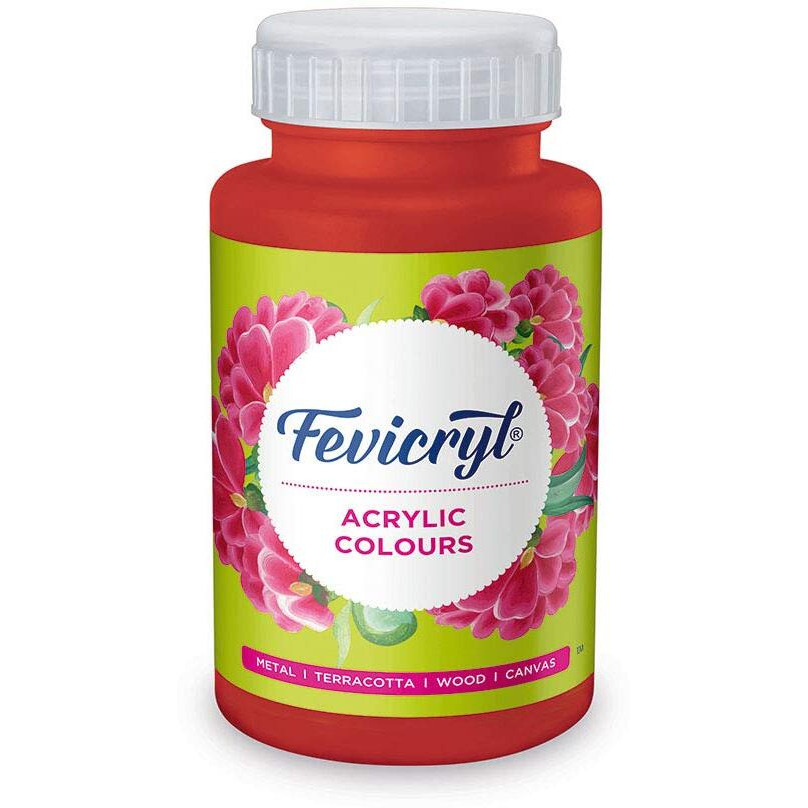 Pidilite Fevicryl Acrylic Colour (500 ml) Vermillion