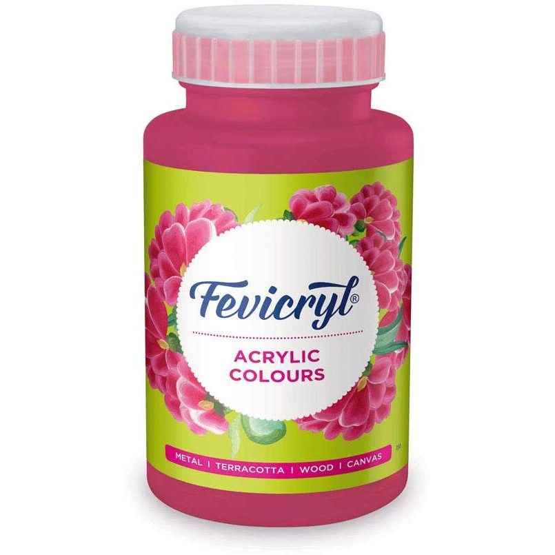 Pidilite Fevicryl Acrylic Neon Colour (500 ml, Pink)