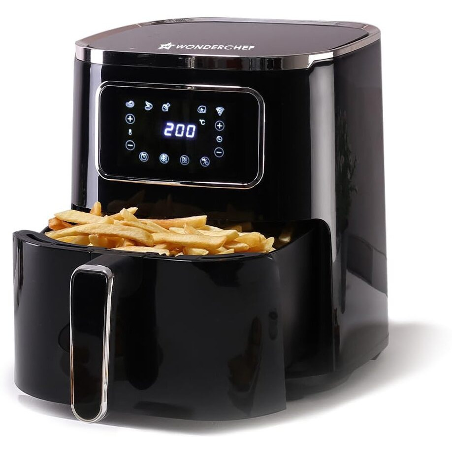 Wonderchef Platinum Air Fryer| Digital| Rapid Air Technology| Temperature and Time Control| Digital Interface| 5 Liters| 1 Year Warranty